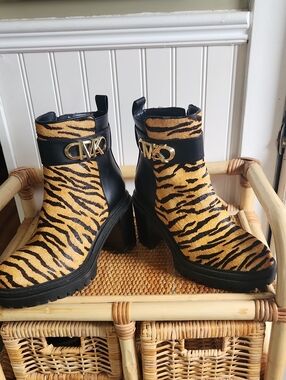 MK Animal Print Boots